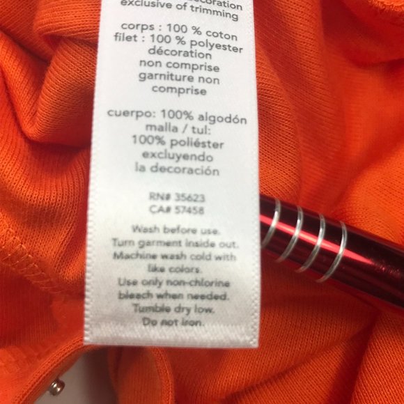 Just One You by Carter’s Girls 9 Month 1 Piece Pumpkin Sleeper New Without Tags - Picture 5 of 14